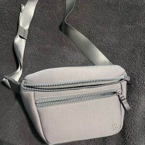 All in Motion Light Gray Crossbody Bag